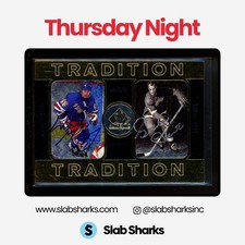 1997 SP AUTHENTIC #T1 WAYNE GRETZKY GORDIE HOWE TRADITION DUAL AUTO /158