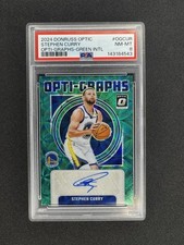 2024-25 Panini Donruss Optic Choice Stephen Curry Choice Opti-Graphs Auto /15