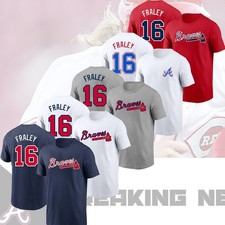 HOT Welcome Jake Fraley #16 to Atlanta Braves 2025 Player Name & Number Fan Gift