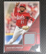 Topps 2024 Series 1 Major League Material Hunter Greene Relic Reds MLM-HG