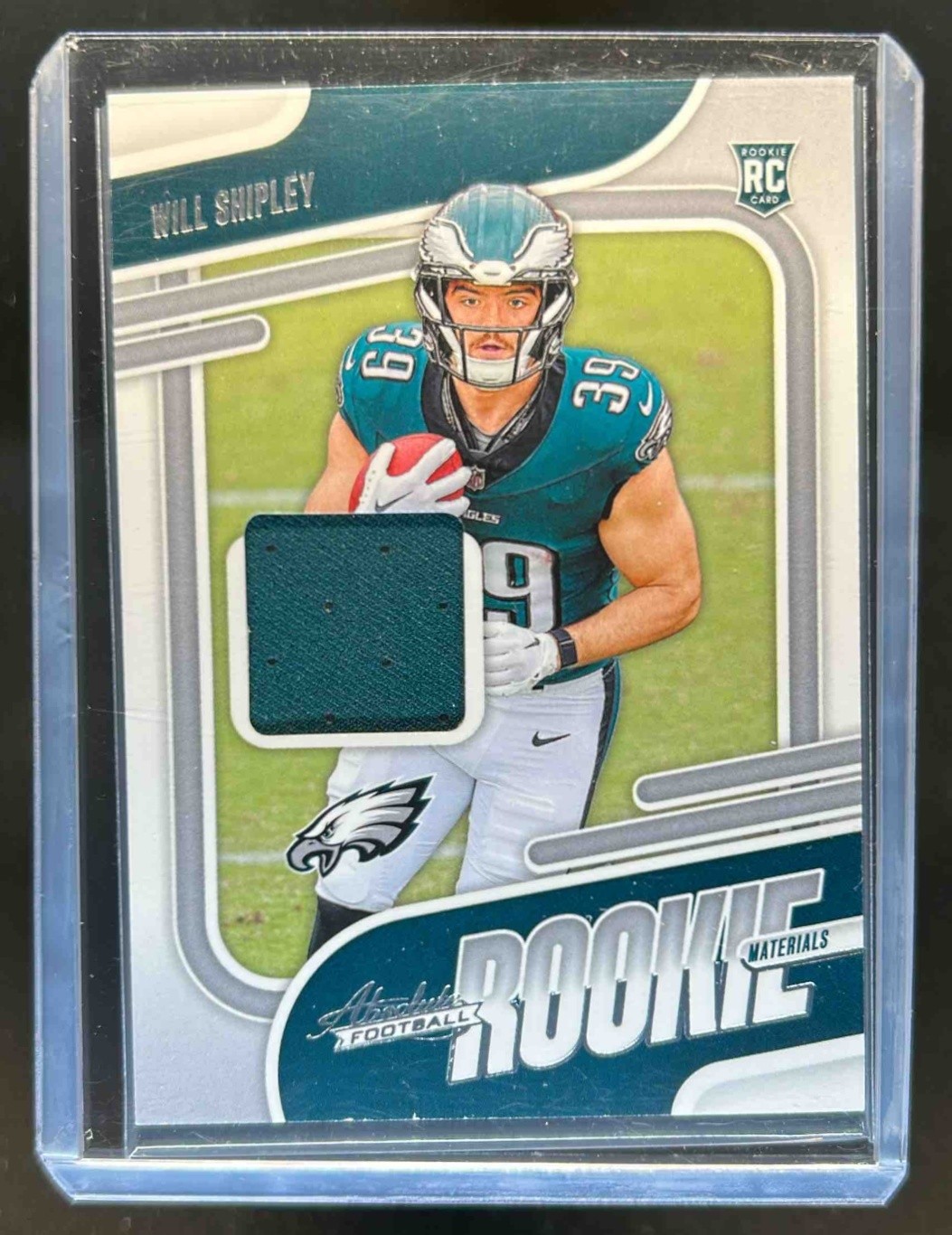 Will Shipley Panini Absolute Absolute Rookie Materials #ARMWSY Base