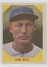 1960 Fleer Baseball Greats Sam Rice #34 HOF 06mi