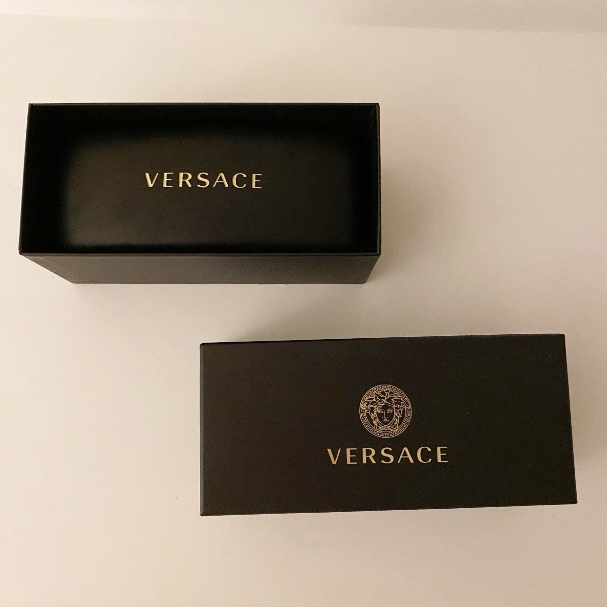 VERSACE | Shield SunglassesGold-Brown Gradient Wo… - image 14