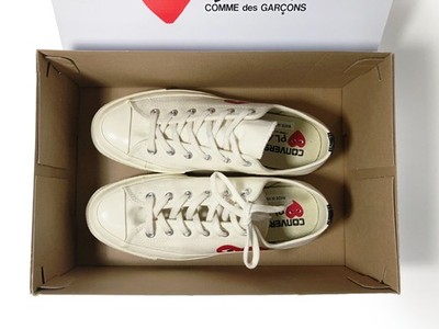 Converse x Comme des Garçons PLAY / Chuck 70 Ox / Men s 8 / Women s 10 / 150207C