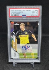 ERLING HAALAND - 2019 Topps Chrome UCL - Autograph #CA-EH - PSA 10 GEM MT Auto