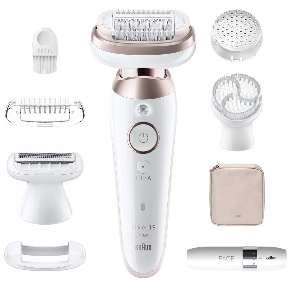 Braun Silk-épil 9 Flex 9-360 3D Epilierer weiß/rosegold (2.Wahl) - Bild 1 von 1