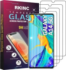 RKINC Screen Protector for Samsung Galaxy A14 5G / 4G, [4-Pack] Clear 