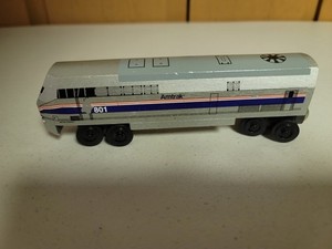 Whittle Wooden Railway Amtrak P42 #801 Train Engine Good Condition