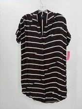 Pre-Owned Madewell Black Size XS Knee Length Short Sleeve Dress