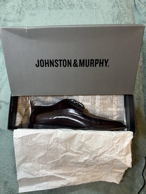 Johnston & Murphy Emery Cap Cordovan Oxford Men's Dress Shoes Cap Toe 9.5M