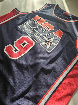 Michael Jordan #9 Navy Team USA Basketball 1992 Men's Player