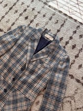 Vintage 70s Women  s Pendleton 100 Virgin Wool Plaid Blazer Size 6 Made in USA