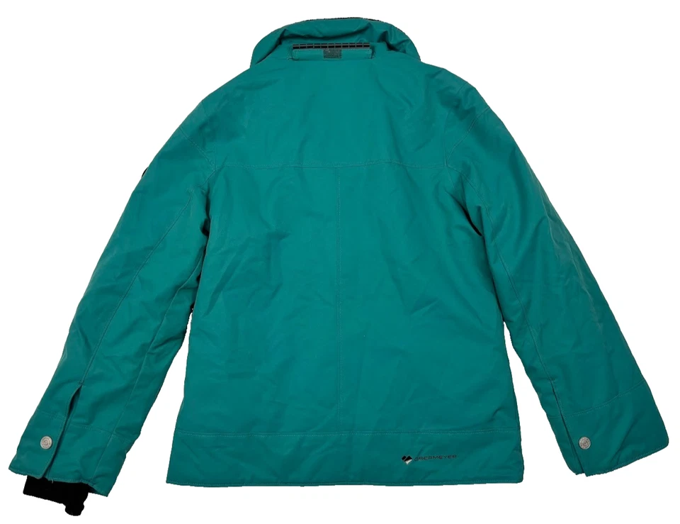 Chaqueta de Nieve Obermeyer Niñas Mediana M Junio Verde Azulado Adolescente 10 12 ** Sin Capucha ** Foto 2 de 4