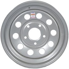 DEXSTAR Silver Modular Steel  15 x 5 Trailer Wheel 5 Lug on 4.5" Bolt NEW 2200LB