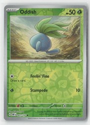 Oddish 001/197 Reverse Holo Common Obsidian Flames