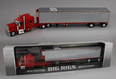 #ad DCP 1:64 *BIG RIGS SERIES 2 #6* BLACKJACK Peterbilt 589 w 53#x27; REEFER TRAILER NIB $149.99
