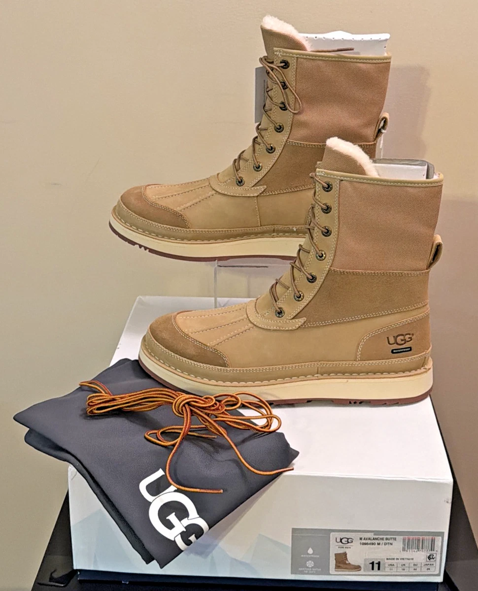 Ugg Australia Boots‎ Aline Leather Lace Up Boots Men\'s Size 11 Ugg Australia Boots Aline Leather Lace Up Boots Men main image 3