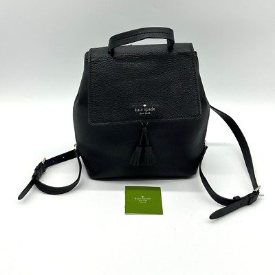 Kate Spade New York Hayes Street Teba Black Pebbled Leather