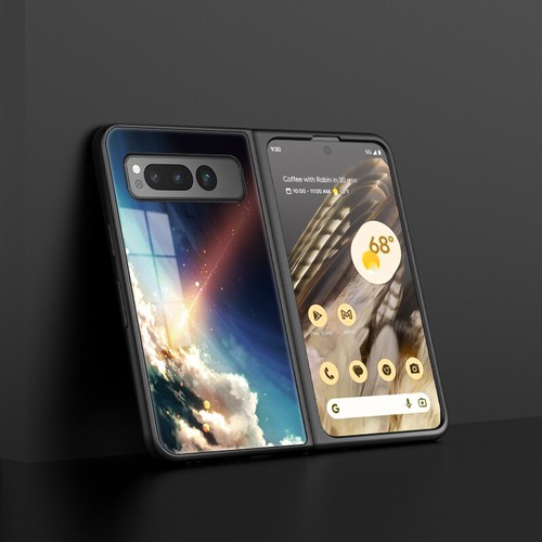 For Google Pixel Fold Ultra Slim Tempered Glass Phone Case Cool Star Back Cover - 第 10/17 張圖片