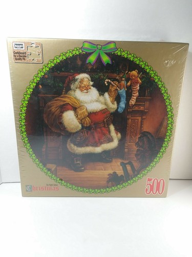 rose art 1995 the night before christmas 500 piece puzzle Sealed