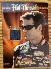 2010 PRESS PASS HOT THREADS JEFF GORDON RACE USED FIRESUIT #152/299!! HT-JG