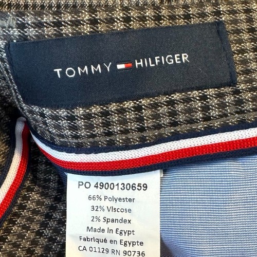 Tommy Hilfiger Hombre Pantalones de Rendimiento Elastizados Ajuste Moderno Marrón B4HP - Imagen 9 de 45