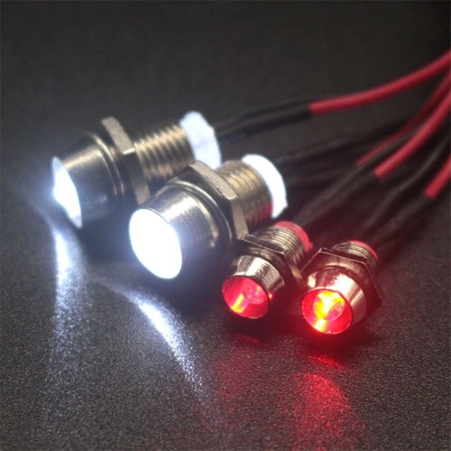 Crawler RC LED Light Kit 1/8 1/10 1/12 Taillight for HSP HPI MN99 MN90 Wltoys - Foto 14 di 14
