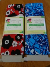 NEW Lot Of 2 New Creative Cuts Cotton Prints 2 yds x 44” Quilting,Crafting 