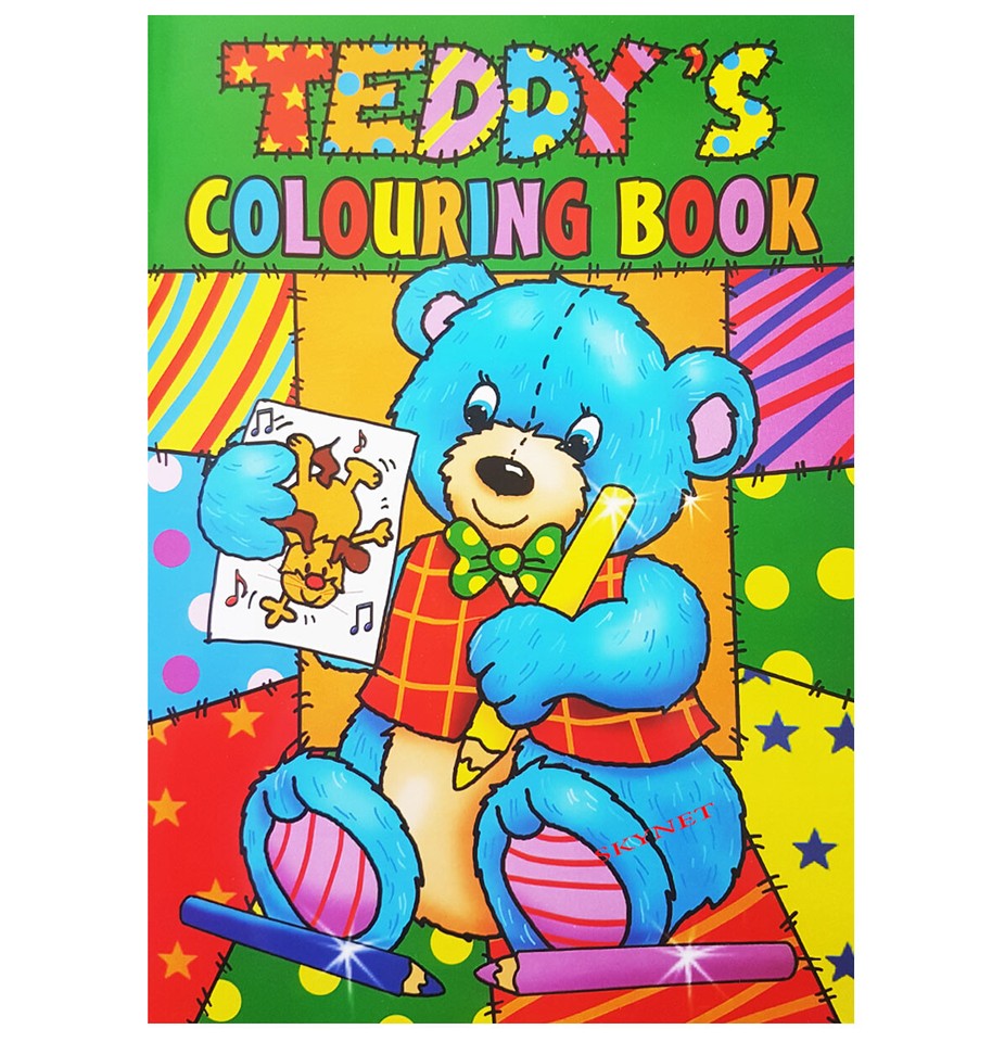 KIDS A4 Colouring Book For Children For Girls Boys + 18 Colouring