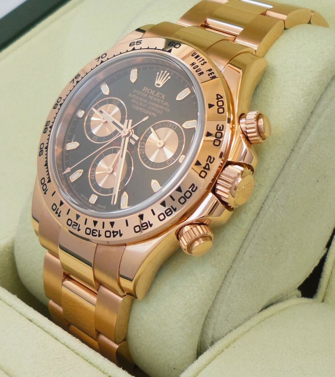 Rolex Daytona Chocolate 116505 18K Rose Gold Cosmograph Rolex Daytona Chocolate 116505 18K Rose Gold Cosmograph
