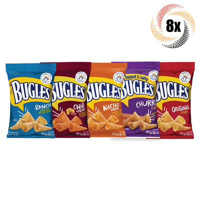 8x Bags Bugles Variety Flavor Crispy Flavored Corn Chips 3oz Mix & Match Flavors
