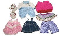 Build-A-Bear Workshop assorted clothing lot and sneakers