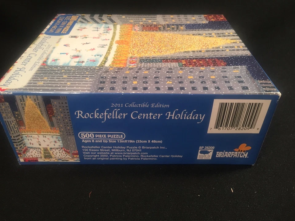 Briarpatch ROCKEFELLER CENTER HOLIDAY 500 piezas Nueva York Navidad pista de patinaje Foto 4 de 4