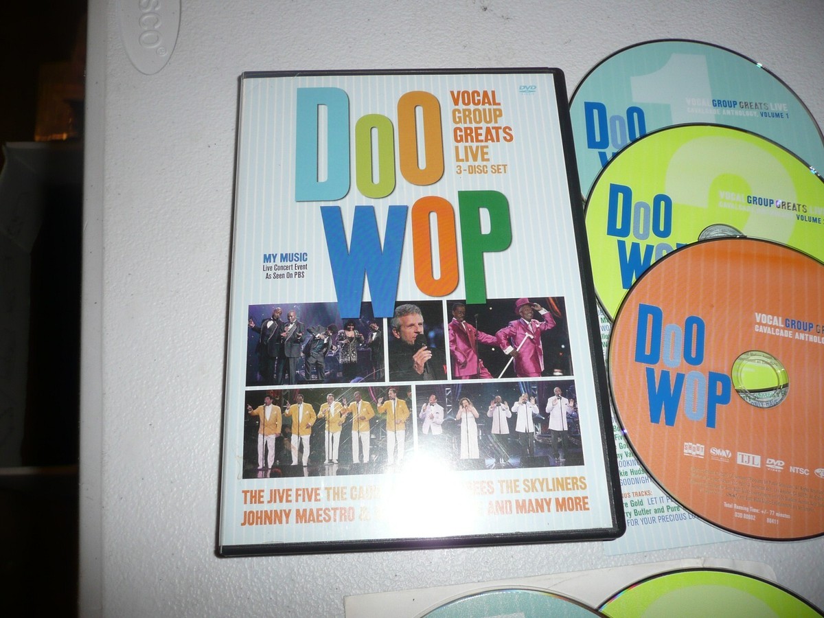 Doo Wop - Vocal Group Greats Live DVD, 2005, 3-Disc Set ~ 4 Hrs +