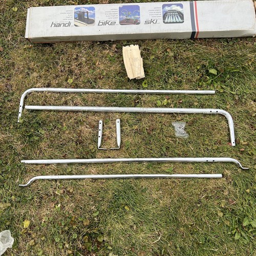 Vtg NOS Amco Magik Rak Complete Chrome Roof Rack System Rack Crossbars Luggage - Picture 12 of 24