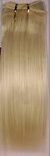10 inch 613 blonde color synthetic weft weave track hair extension 10 inch