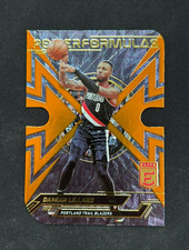 2022-23 Panini Donruss Elite Damian Lillard Power Formulas Orange Die-Cut #8