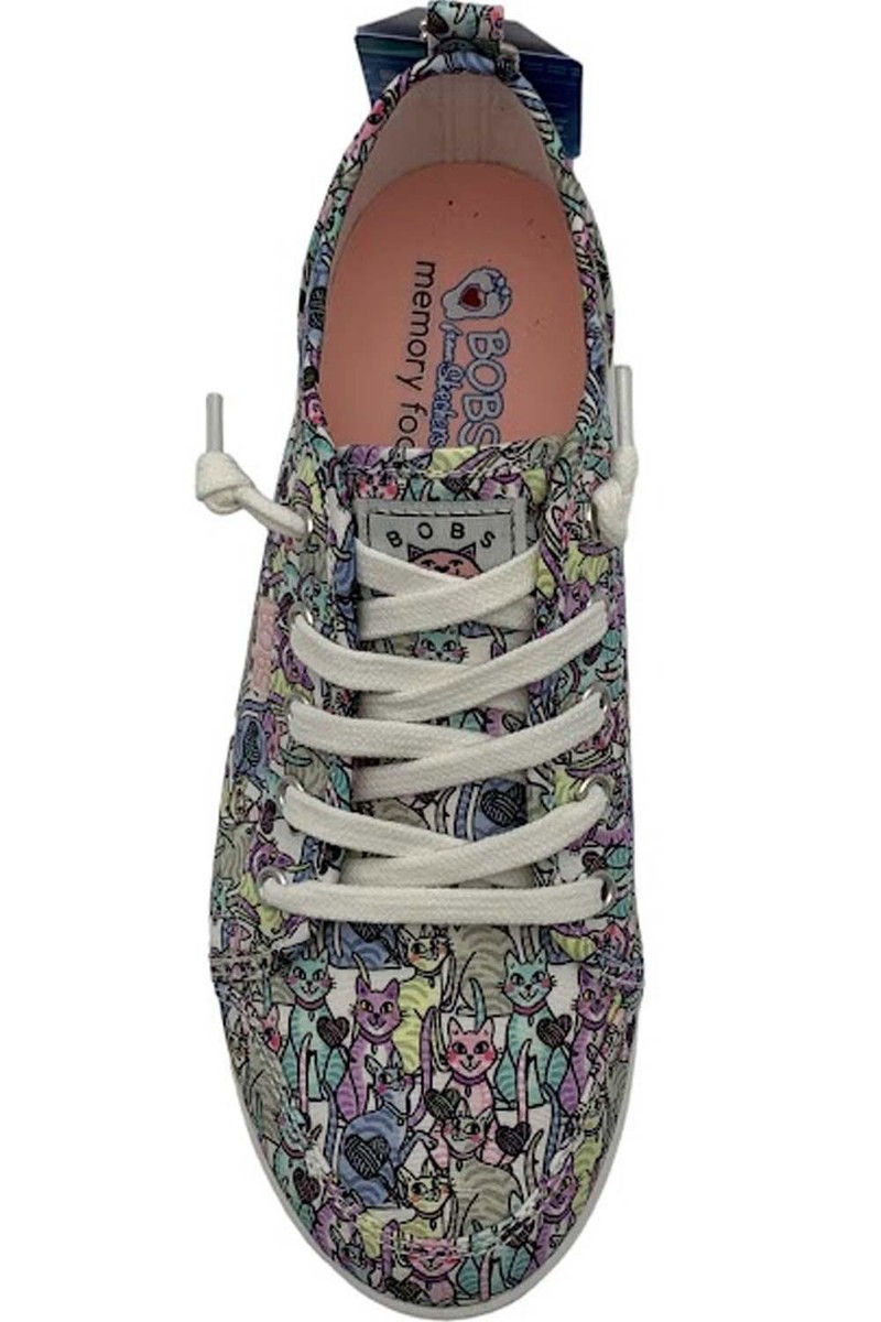 Catloveページ Skechers BOBS B Cute Vegan Washable Canvas Slip-On Sneakers