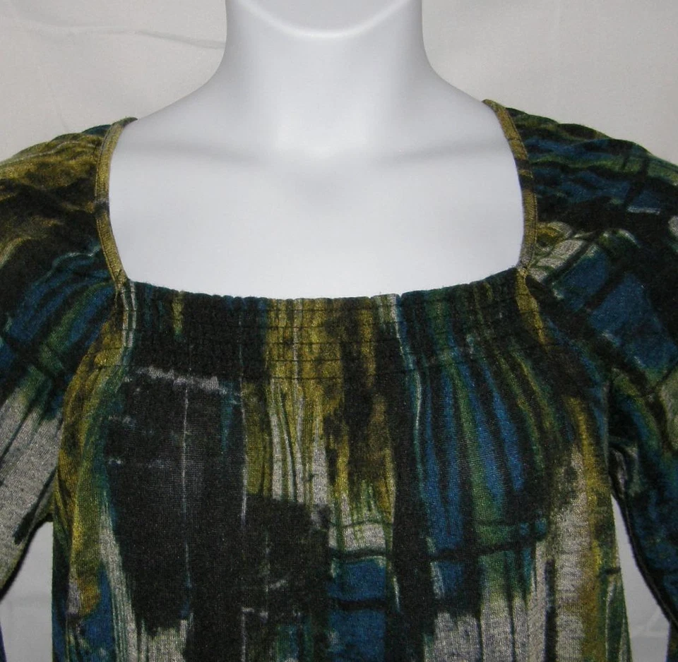 Multicolored Sz Jr XL Casual or Dress Stretchy Pullover Lightweight Sweater AGB - Image 2 of 4