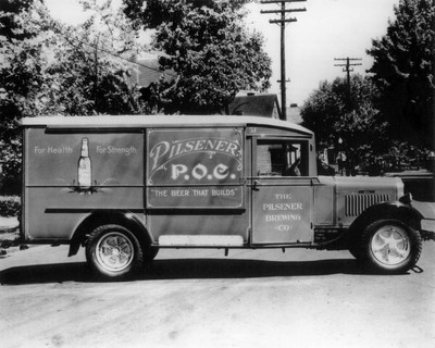 11x14 Print: P.O.C. Beer Truck, Cleveland, Ohio