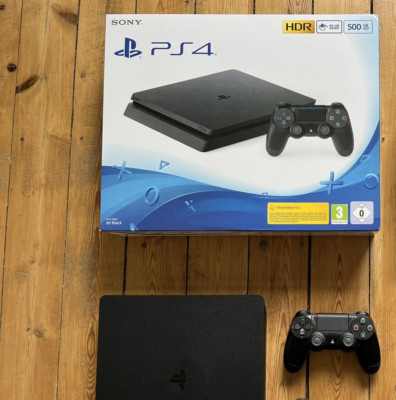 Sony PlayStation 4 Slim (CUH-2216A), 1x Controller, 512GB SSD, OVP, WIE NEU