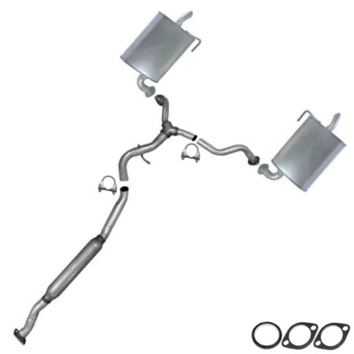 Resonator Pipe Muffler Exhaust System Kit Fits: 2005-2009 Subaru