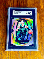 Jayson Tatum 2018 Panini Select #168⭐⭐⭐SGC 9.5 MT+⭐⭐⭐Silver Prizm⭐⭐⭐ThePennyGame