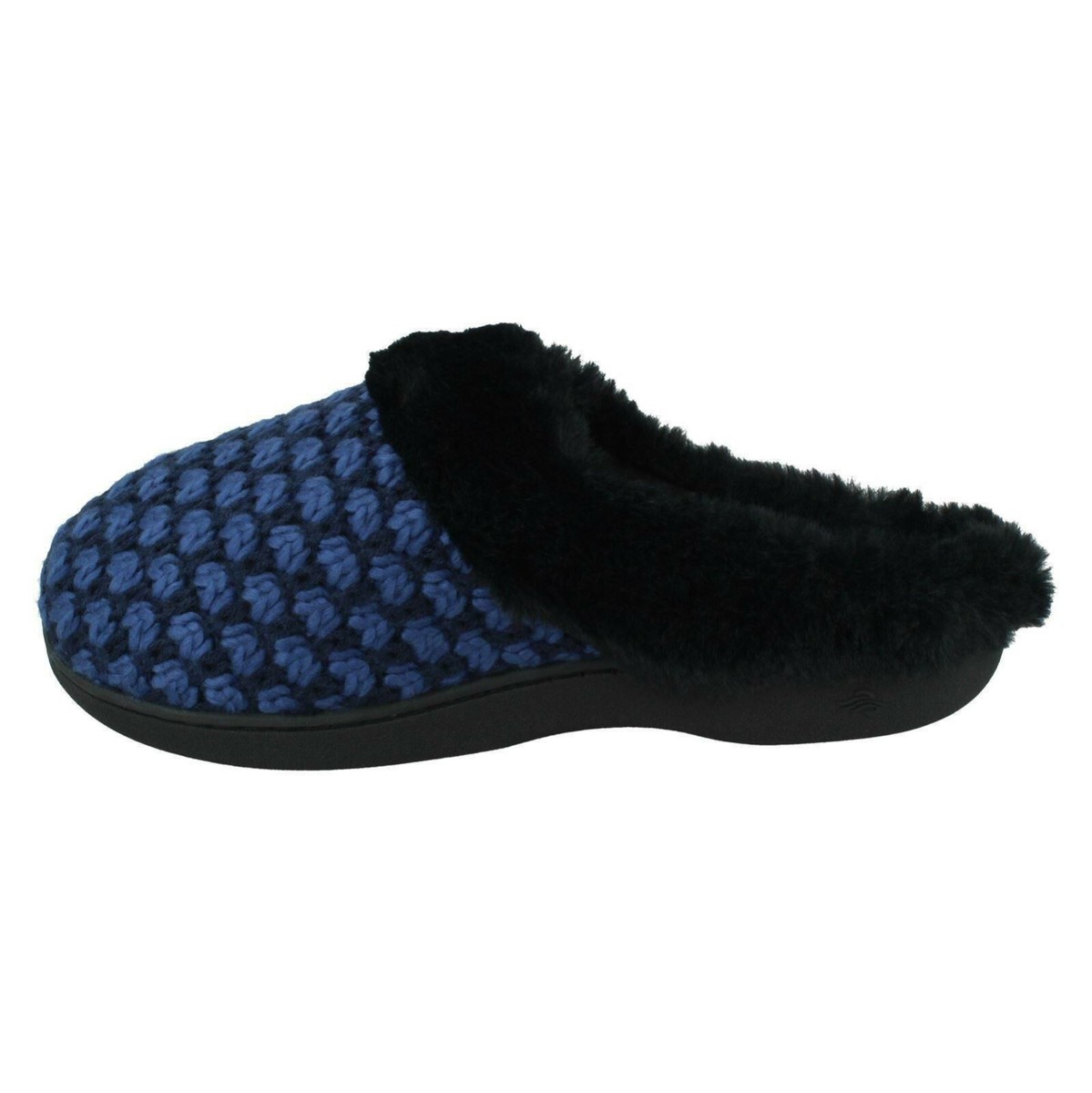 LADIES FOUR SEASON MEMORY FOAM MULE SLIPPERS JUNE