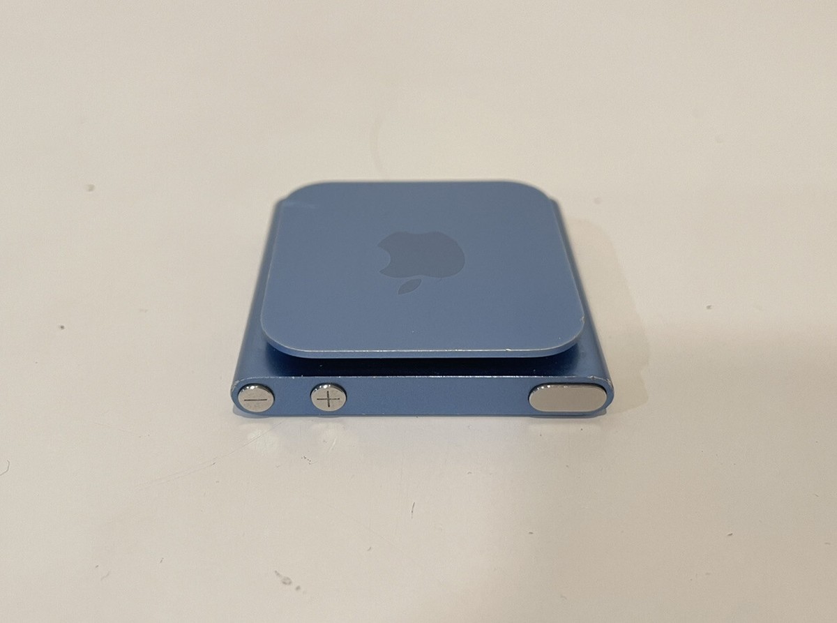 Apple iPod Nano 6th Generation Blue (16 GB) - Power Button Jammed