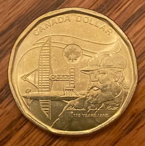 2022 Bell Canada one dollar $1 loonie coin **75% off combined shipping**