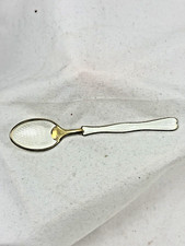 Spoon  Sterling Silver  Norway  Gilt  Enamel Guilloche Demi Tasse Einar Modahl