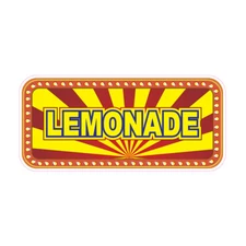 Food Truck Decals Lemonade Style E Restaurant & Food Concession Sign Red