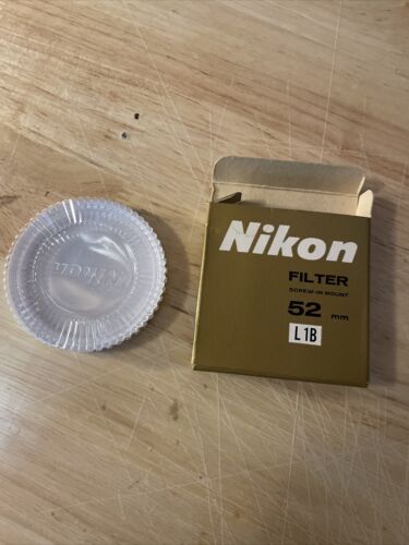 Nikon 52mm L1B sky Filter Original Case, Box, No Filter) - Picture 1 of 1