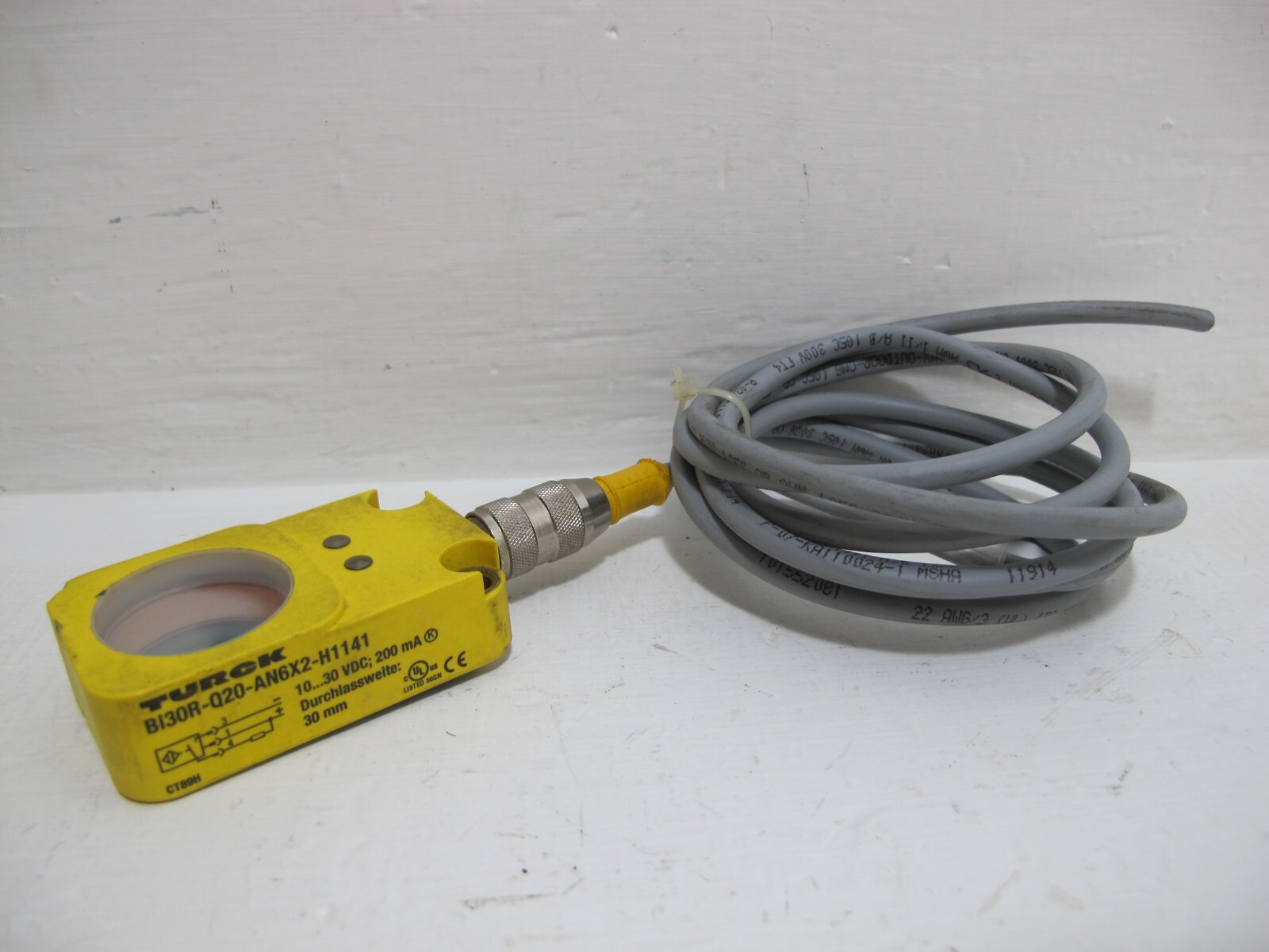 Turck BI30R-Q20-AN6X2-H1141 Inductive Ring Sensor 10~30V DC 30 mm U0887-74